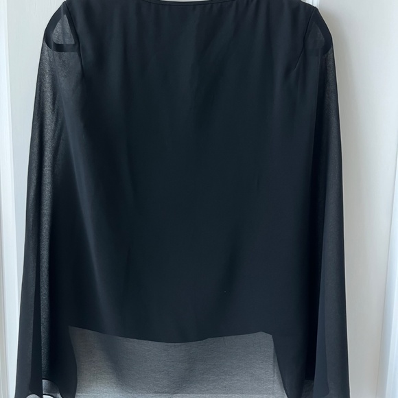 Marciano Elegant Black Chiffon Sleeve Blouse, Size 40 (US M) - Picture 8 of 8